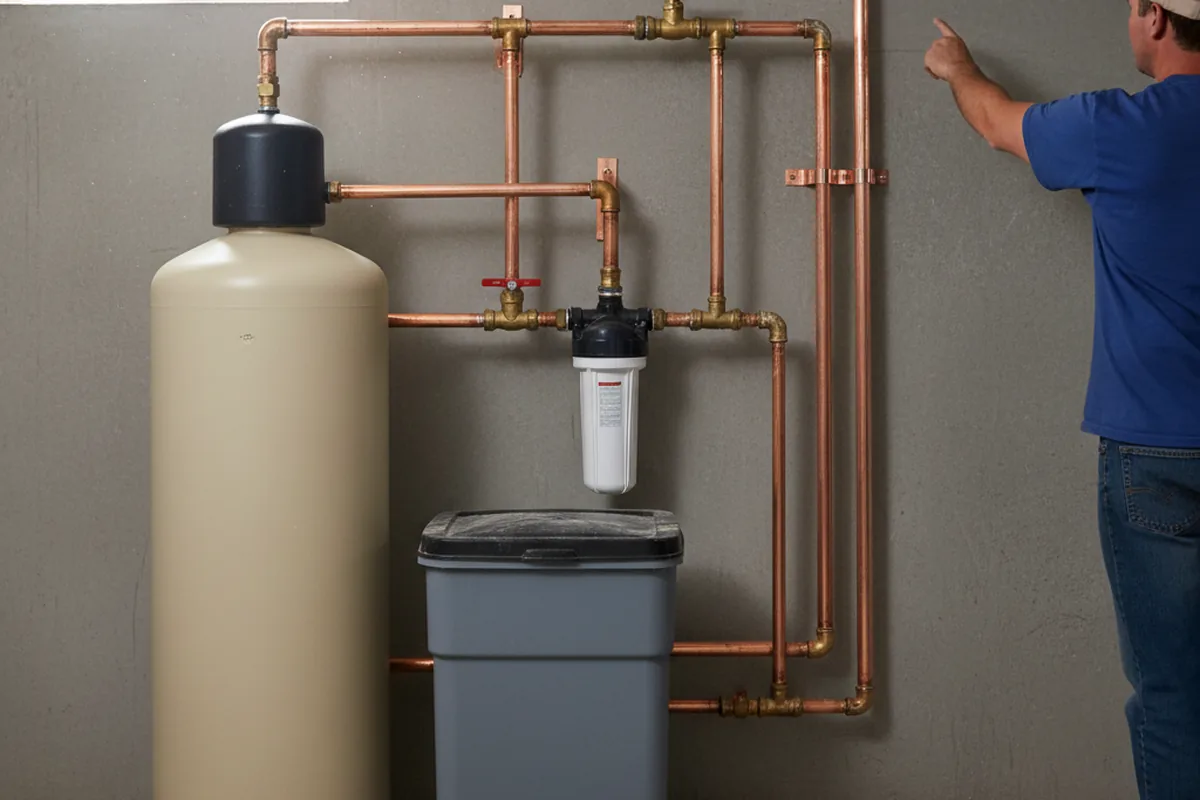 Whole-house water treatment system installed in Thorp